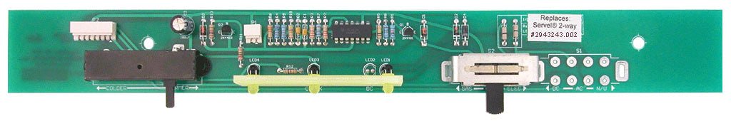 Dinosaur Electronics, 2943243.002 | Dinosaur Electronics | Replacement Eyebrow board for Servel® refrigerators 2-way (long version) #2943243.002