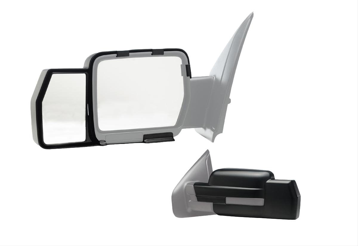 K-Source, (2)Snap N Zap Towing Mirror Ford F150 09-14