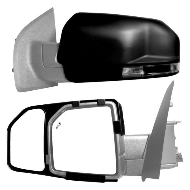 K-Source, (2)Snap N Zap Towing Mirror Ford F150 15-20