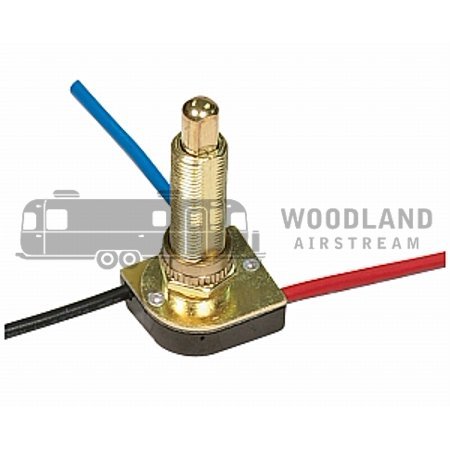 Woodland Airstream Parts and RV Accessories Store, Airstream Ceiling Light Switch, Long Shank - 500063