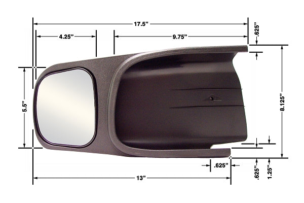 Woodland Airstream Parts and RV Accessories Store, CIPA Mirrors Dodge Custom Towing Mirror 10700