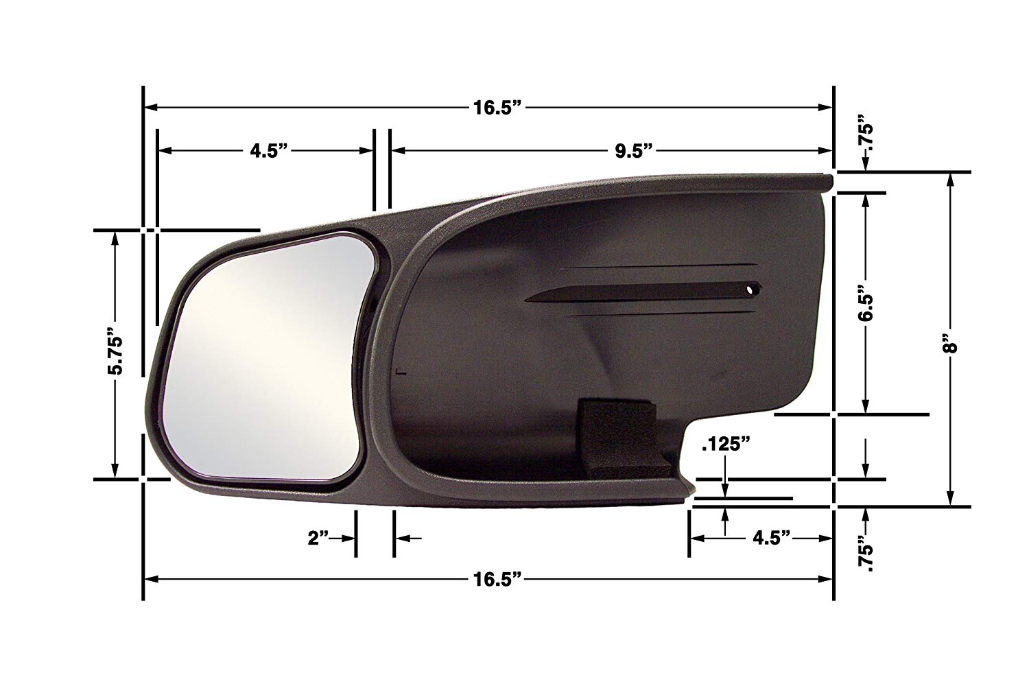 Woodland Airstream Parts and RV Accessories Store, CIPA Mirrors GMC Chevy Custom Towing Mirror 10800