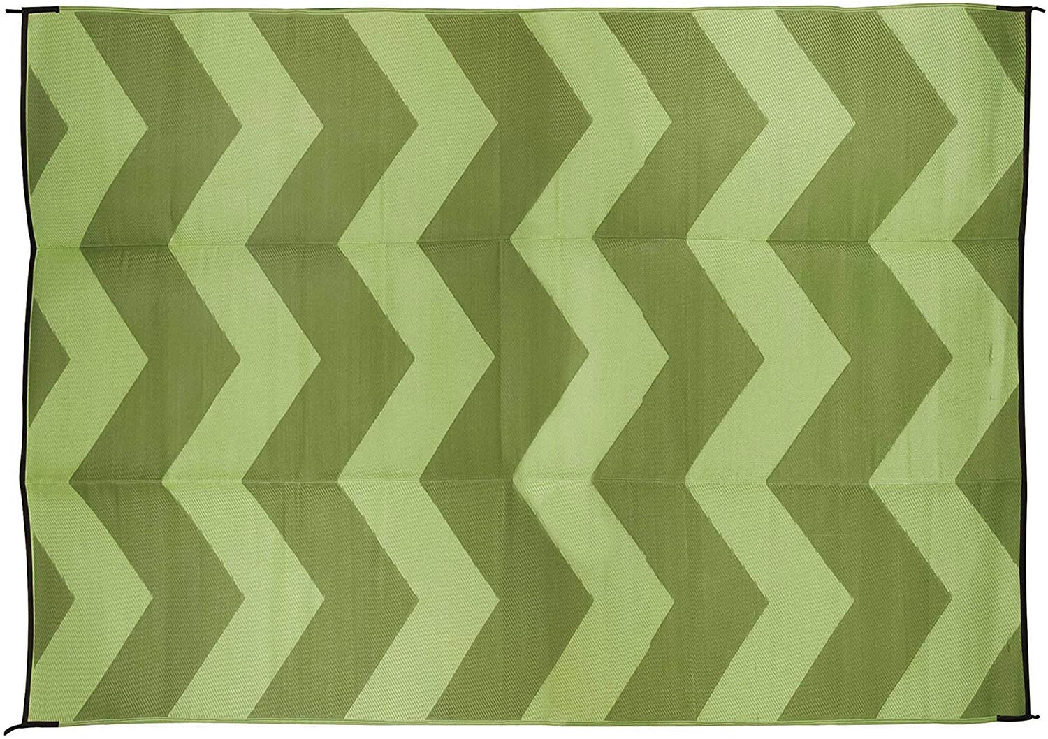 Woodland Airstream Parts and RV Accessories Store, Camco 9' X 12'  Green Chevron Awning Leisure Mat