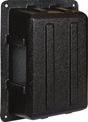 Blue Sea , Power Distribution Box Cover Blue Sea 4027-BSS For 5-1/4" x 7-1/2" x 3" Traditional Metal Circuit Breaker Panel; Black