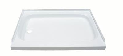 Lippert Components , Shower Pan 24" x 36" x 5" Depth, Lippert Components 210375 Better Bath, Rectangular, With Threshold, White